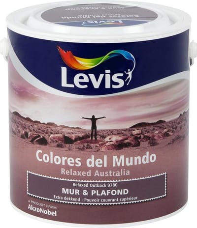 Levis Colores del Mundo Muur- & Plafondverf - Relaxed Outback - Mat - 2,5 liter