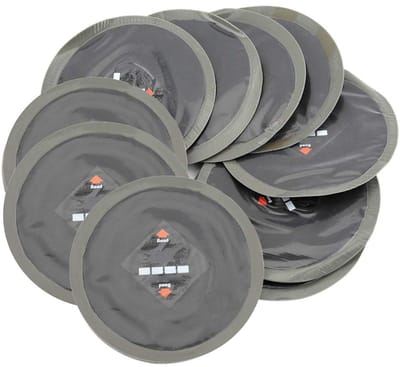 Golden crown - Band Reparatie Patch - 10 Stuks 90 Mm - Natuurlijke Rubber - Tubeless Patches - Bandenlek Reparatie - Geschikt voor Auto's - Universeel
