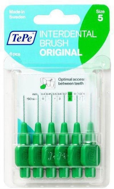 Tepe rager origina l0.8mm groen 6 stuks 2 verpakkingen 7317400010861