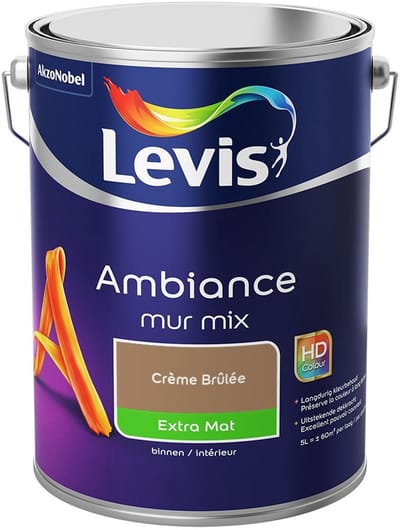 Levis - Ambiance Mur Extra Mat Mix - Crème Brûlée - Mengverf - 5 L