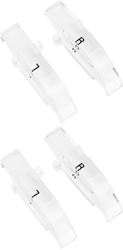 Dailygoody - L R Trigger Knoppen - Slijtvast en Comfortabel - Wit