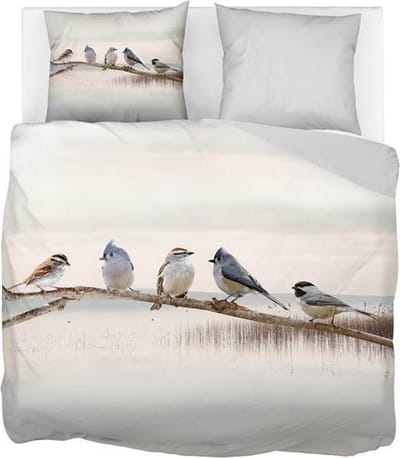 Snoozing Lake - Dekbedovertrek - Tweepersoons - 200x200/220 cm + 2 kussenslopen 60x70 cm - Wit