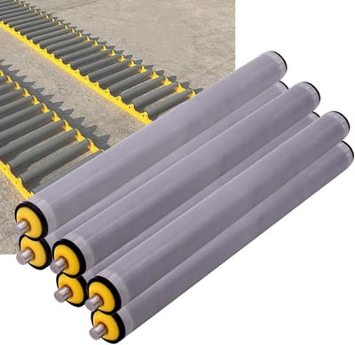 Transportrollen Roestvrijstaal - Vervangende Onderdelen - Materiaalbehandeling - Stalen As - 40x150mm
