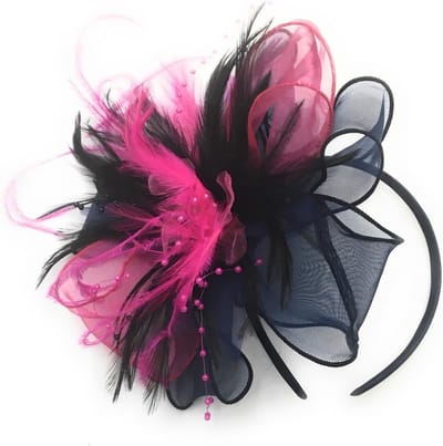 Chique Fascinator Hoofdband voor Dames - Ideaal voor Bruiloft, Feest of Ascot Races