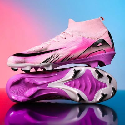 Nieuwe Heren Voetbalschoenen Trainingsschoenen FG Ultralichte Voetbalschoenen Buiten Drop Shipping Voetbalschoenen Anti-slip Lange Noppen 35