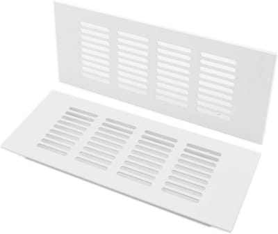Rechthoekige Aluminium Ventilatieroosters voor Kast, Keuken en Badkamer - 2 Stuks