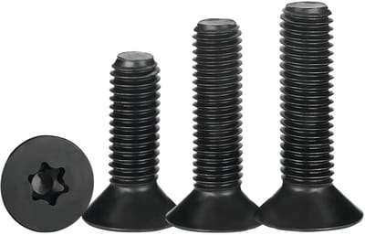 Qrity M3 x 20mm Torx Platte Hoofd Schroeven - 50 Stuks Carbon Staal