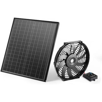 Ventilateur de toit 12  1300 CFM Ventilateur d'extraction de grenier avec thermostat réglable