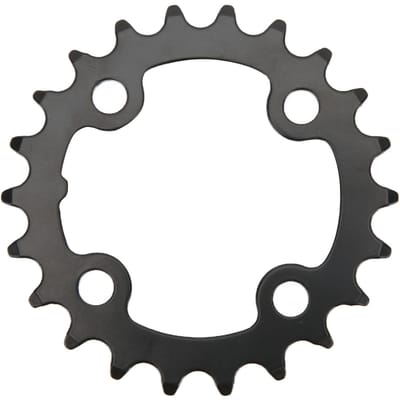 Plateau de vélo 22T 8 9 10 vitesses Pédalier Acier au carbone Plateau de remplacement BCD 64mm gray