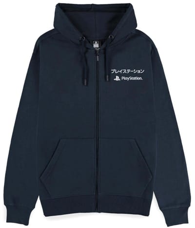 PlayStation - Logo Vest met capuchon - S - Donkerblauw