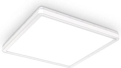 B.K.Licht 18 Watt LED Paneel Vierkant I Dimbaar I Ultra Vlak I Indirect licht I Geheugenfunctie I LED Plafondlamp I Neutraal wit licht kleur I 293x293x28mm