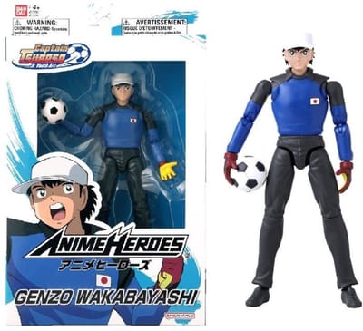 Bandai - Anime Heroes - Captain Tsubasa - Anime Heroes Figuur 17 cm - Genzo Wakabayashi - Actiefiguur met accessoires - Manga figuur - 37792