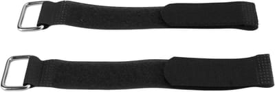 Bevestigingsriemen Set - Elastische Banden - Spullen Vastzetten - Verstelbaar Nylon - 20x200mm - Zwart