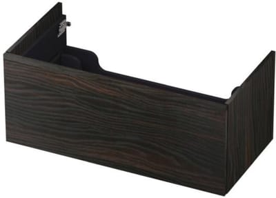 INK - Onderkast 1 Lade Push 2 Open Bestaande Uit - 900x450x376 Mm - Intens Eiken