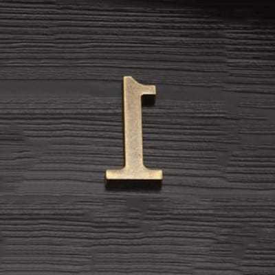 Huisnummer - Adrescijfer Deur - Huis Identificatie - Zelfklevend Metaal - 10cm Hoog - Imitatie Koper