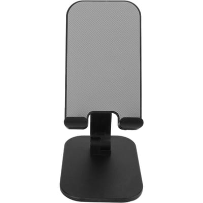 Mobiele Telefoonstandaard Draagbaar Mini Anti-slip Opvouwbaar Verstelbare Hoek Hoogte Bureau Telefoonhouder zwart