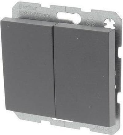 Berker K1 Inbouw Schakelaar Serie Antraciet