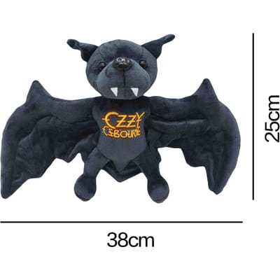Peluche Chauve-souris d'Ozzy Osbourne Peluche Chauve-souris Terrifiante d'Halloween Pour Enfants Anniversaire Noël Merch Peluche Cadeaux