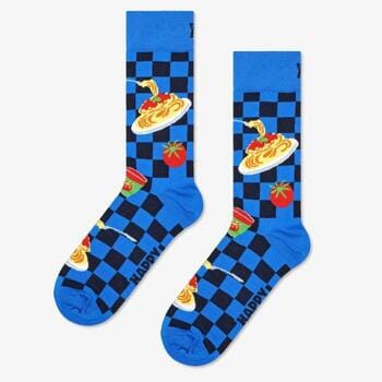 Happy Socks Sokken Dinner - Maat 41-46 - Heren - Grappige sokken - Halfhoge sokken