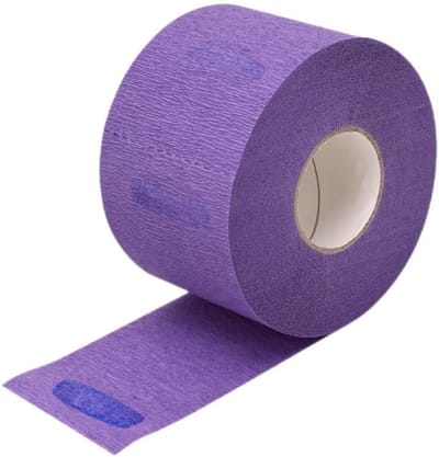 Verwisselbare Papieren Strips voor Kappers, Haarverf en Bescherming, Elastisch en Comfortabel voor Professioneel Gebruik - Paarse Enkele Verpakking