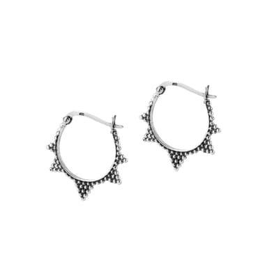 Zilver Indian Ster Hoop