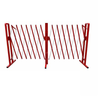 Strellis Vouwhek Staal 4 Meter Rood/Wit Opvouwbaar 100 cm