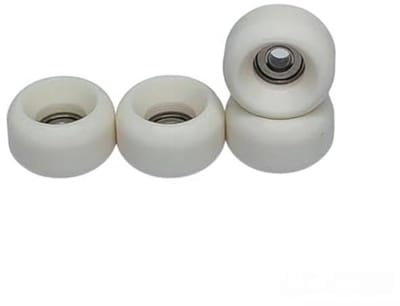 LEEFAI Pro Fingerboard Wielen Urethaan Off White Bearing Wheel -Outdoor en Indoor Fngerboarding Wheel - Maat 7.5 * 4.5mm