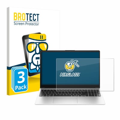 Screenprotector 3 Stuks voor HP 250R G10 15.6" Beschermglas transparant