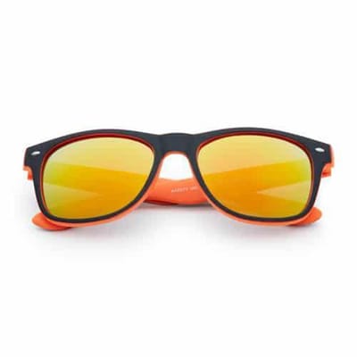 Freaky Glasses® – Classic bril - Festival Bril – Rave bril - Dames – Heren - Oranje - Gele Spiegellenzen