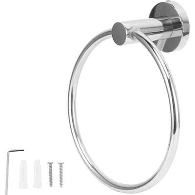 RVS Handdoekring Eenvoudig Roestvrij Retro Badkamer Handdoekring voor Badkamer