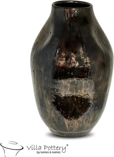 Vaas - Villa Pottery - Decoratie - Woondecoratie - Keramiek - Campari 1_1 Golden Reactive