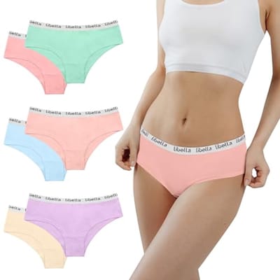 Comfortabele Dames Katoenen Slip - 6-Pack Ademend Ondergoed