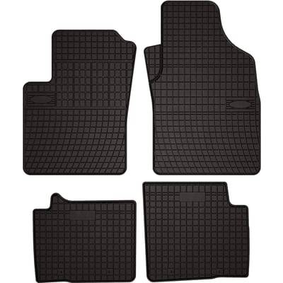 Wielganizator SolidPRO Serie - Automatten - Fiat 500 Hybrid - Zwart - Weerbestendig