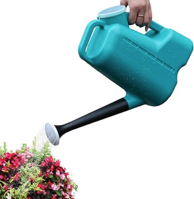 Bloemengieter 5 Liter - Kunststof Gietkan - Planten Water Geven - Dubbele Handgrepen - 22.5 x 32 cm - Meerkleurig
