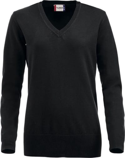 Aston dames V-neck sweater zwart m