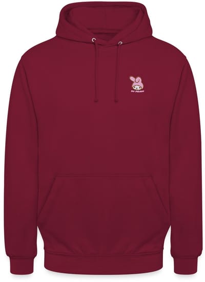 My Melody Geborduurd Portret Hoodie Unisex