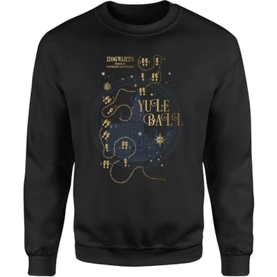 Harry Potter Hogwarts Yule Ball Sweatshirt - Black - M
