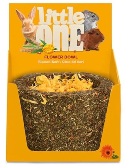 Snack mix bloemenmand voor kleine knaagdieren - 120 gram