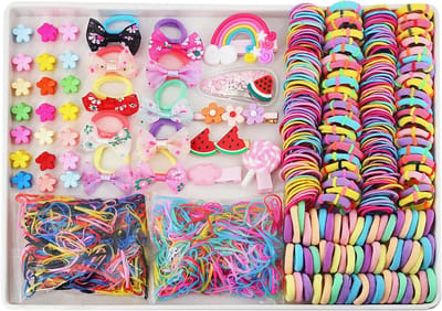 Haarspeldenset Meisjes - Haaraccessoires Set - Dagelijkse Styling - Veilig Materiaal - 18.4 x 14.2 x 4.3 cm - Kleurrijk
