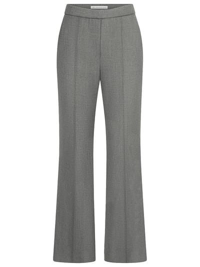 Enkellange Wide Fit broek Van Raffaello Rossi grijs