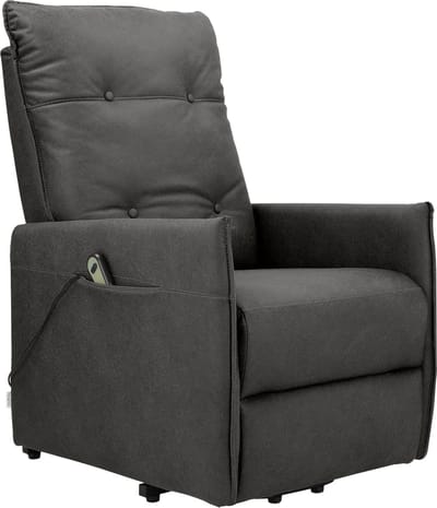 Marko-Elektrische fauteuil met liftup in antraciet