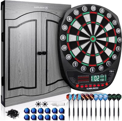 SolidKeus - Professioneel Elektronisch Dartbord met 354 Spellen