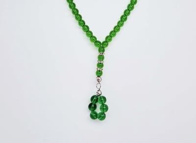 Handgemaakte Natuurstenen Autohanger "Groene kwartz "- Met Natuursteen hanger - 8 mm diameter van de korrel- Mooie accessoire en decoratie voor de auto