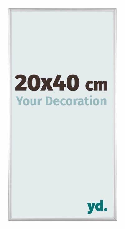 Your Decoration - Fotolijst 20x40 cm - Aluminium - Zilver Mat - Kent