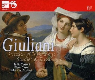 Tullia Cartoni, Elena Càsoli, Massimo Scattoli - Giuliani: Country Dances - Etudes - Rossiniana (3 CD)