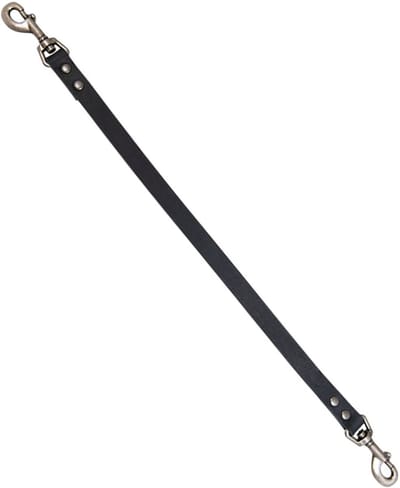 Animal Boulevard Ab30042 - Hals- En Leibanden - Hond - Ab Country Leather Add-a-dog Leiband Zwart-20mmx60cm - Maat: 20mmx60cm - 205295