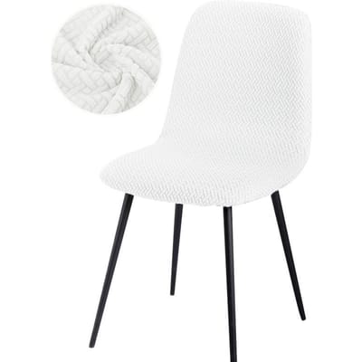 Hogere kwaliteit fluwelen stoelhoes 1/2/4/6 stuks rekbare stoelhoes voor eetkamer 2 soorten stoffen stoelhoes voor thuis 6 Pieces