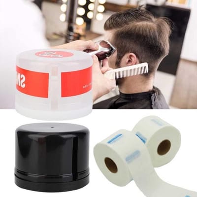 Haaraccessoire Rolhouder - Nekpapier Houder - Professioneel Knippen - Hygiënische Bescherming - Standaard Rol - Wit