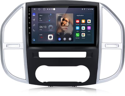 Junsun Android 15 Autoradio Geschikt voor Mercedes Vito W447 2014-2020 Accessoires - 4GB+64GB - Draadloze CarPlay & Andriod Auto -GPS Navigatiesysteem - Bluetooth - 10 Inch TouchScreen - WiFi - Stuurwielbediening - RDS - USB
