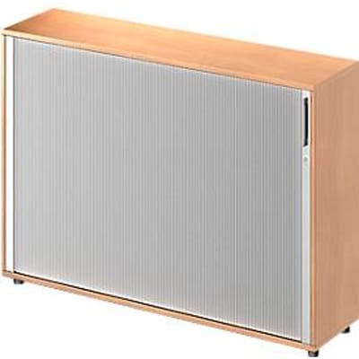 Schäfer Shop Genius TETRIS WOOD rolluikkast, 3 OH, B 1600 mm, hoogte incl. glijders, tussenschot, beuken decor